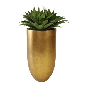 Gold Bodenvase rund 1